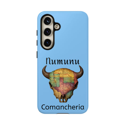 Comanche Phone Case — Comancheria Buffalo Skull Map "Numunu" (Protective, Cultural Design)