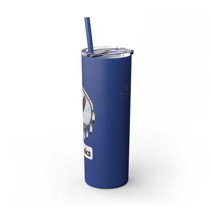 Modoc Eagle Skinny Tumbler – 20oz Straw Travel Cup (Maklaks)