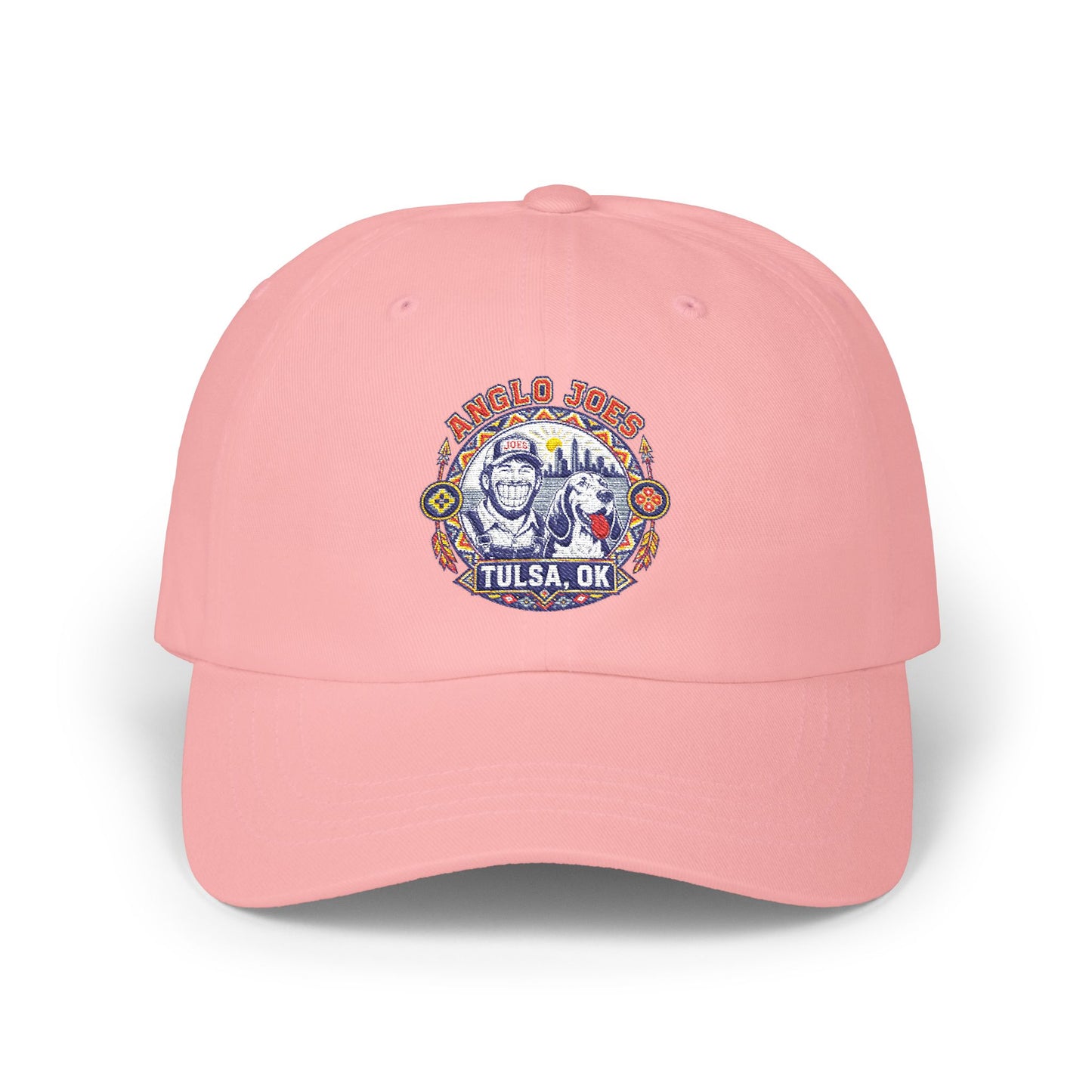 Tulsa OK Vintage Bison Patch Dad Cap