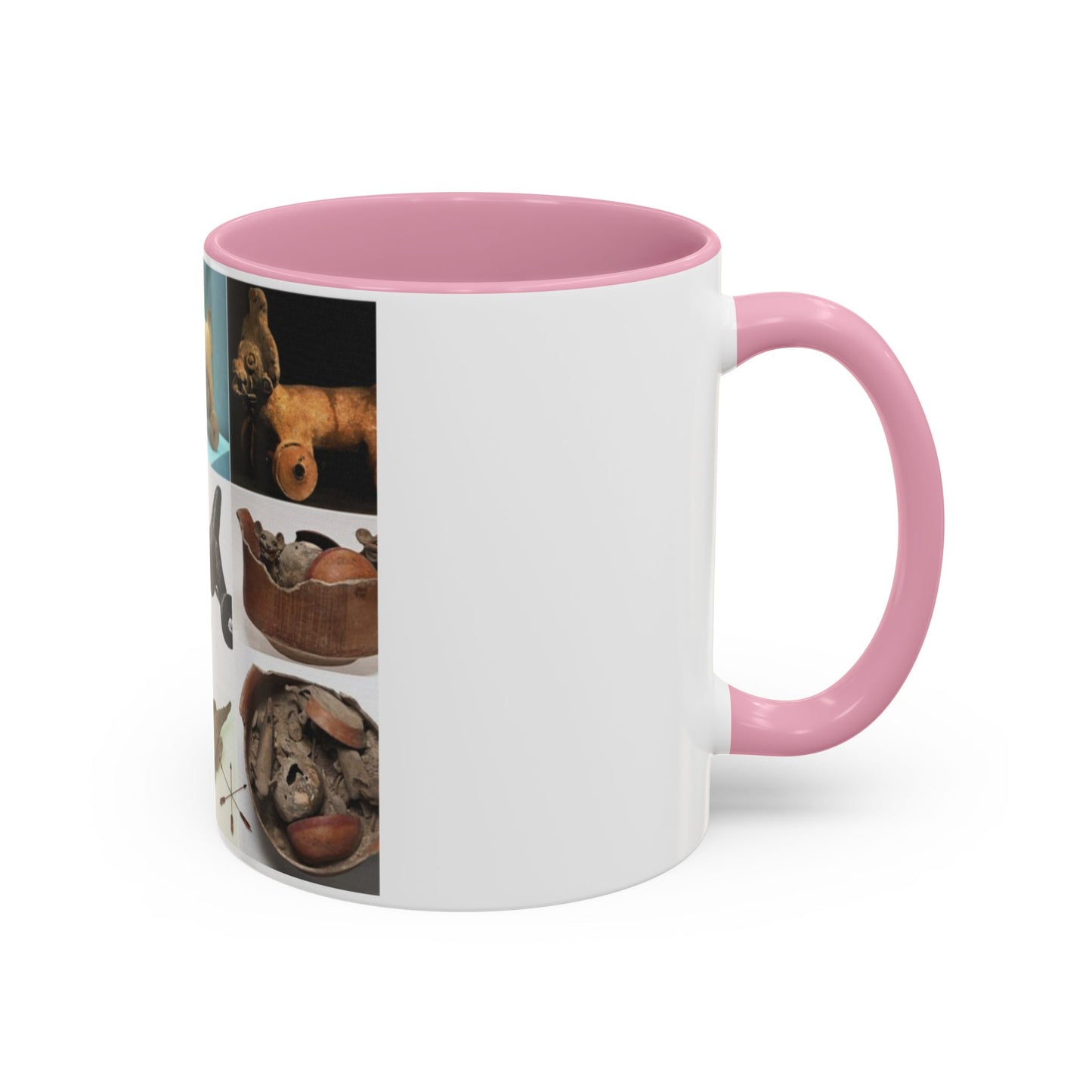 Aztec Artifact Photos Collage Coffee Mug (11oz/15oz)