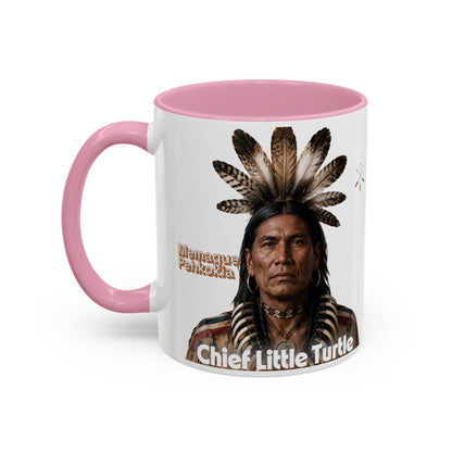 Miami Ceramic Mug — 'Chief Little Turtle' Native Warrior Portrait (11oz & 15oz)