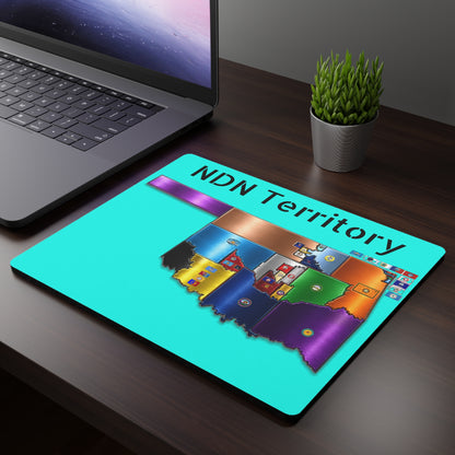 NDN Territory Mouse Pad — Colorful Oklahoma Tribal Map Desk Mat