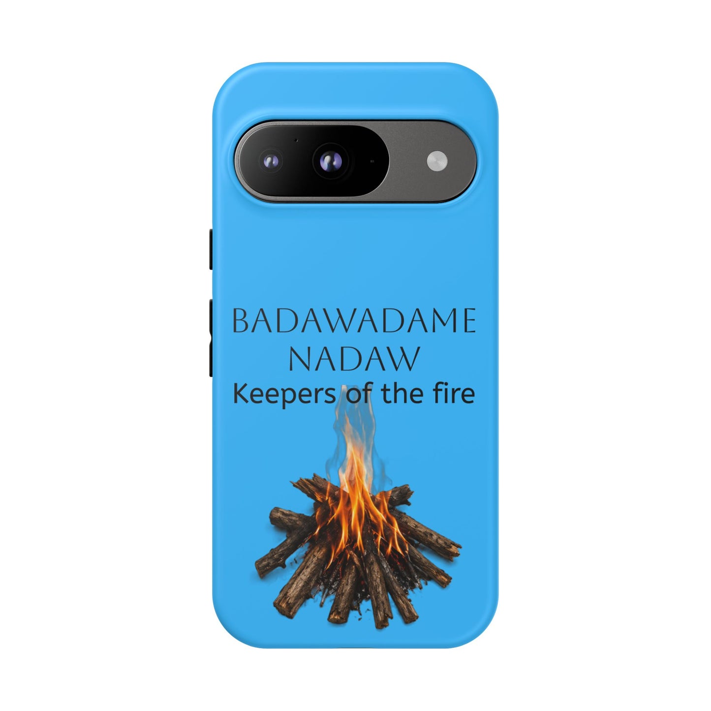Pottawatomi Tough Cases: 'Badawadame Nadaw' Campfire & Tools Phone Case