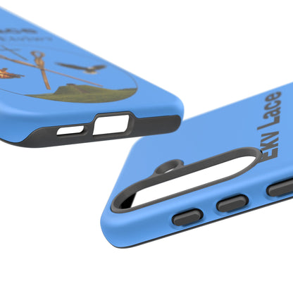 Kialegee Protective Phone Case — Custom 'Ekv Lace' Cross & Campfire Design