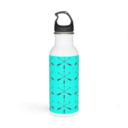Three Arrows Stainless Steel Water Bottle — Lightweight Patterned Hydration Bottle