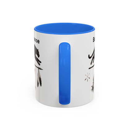 Shawnee East Shawanoe Mascot Panther & Swan Coffee Mug (11oz/15oz)