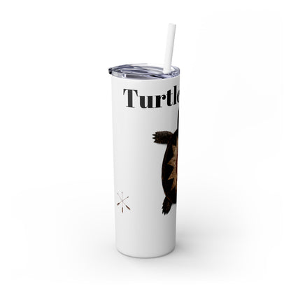 Wyandotte Skinny Tumbler with Straw, 20oz