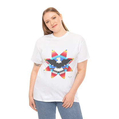 Native Star Eagle Graphic Tee with Arrow Backprint