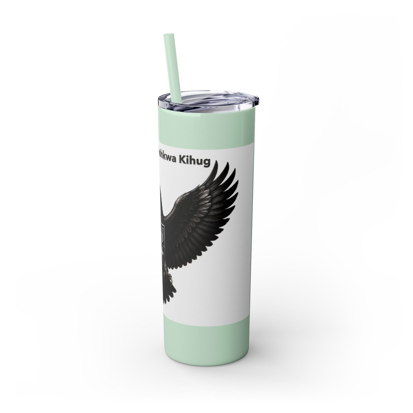 Sac Fox Skinny Tumbler with Straw, 20oz