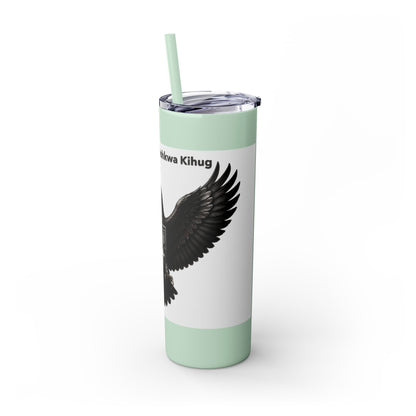 Sac Fox Skinny Tumbler with Straw, 20oz