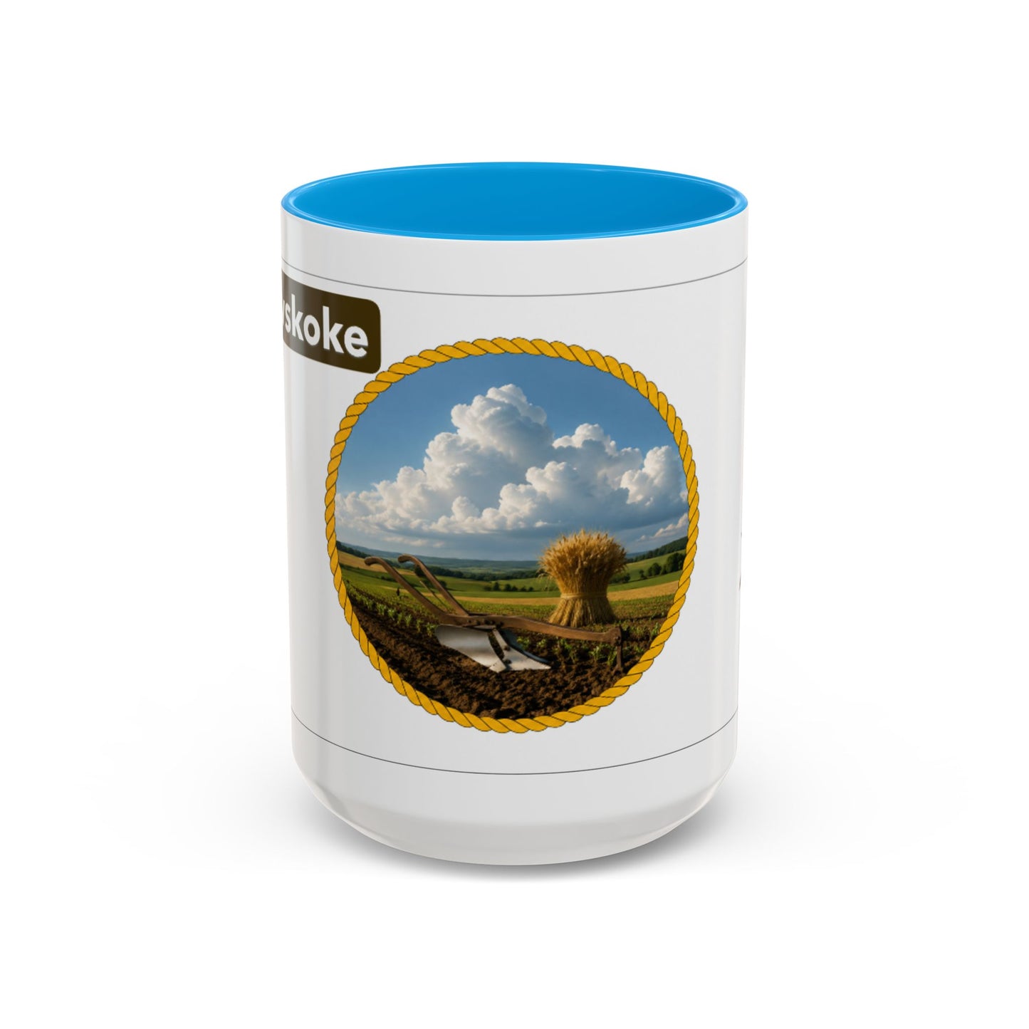 Muscogee Scenic Harvest Coffee Mug – Rustic Countryside Landscape 11oz/15oz