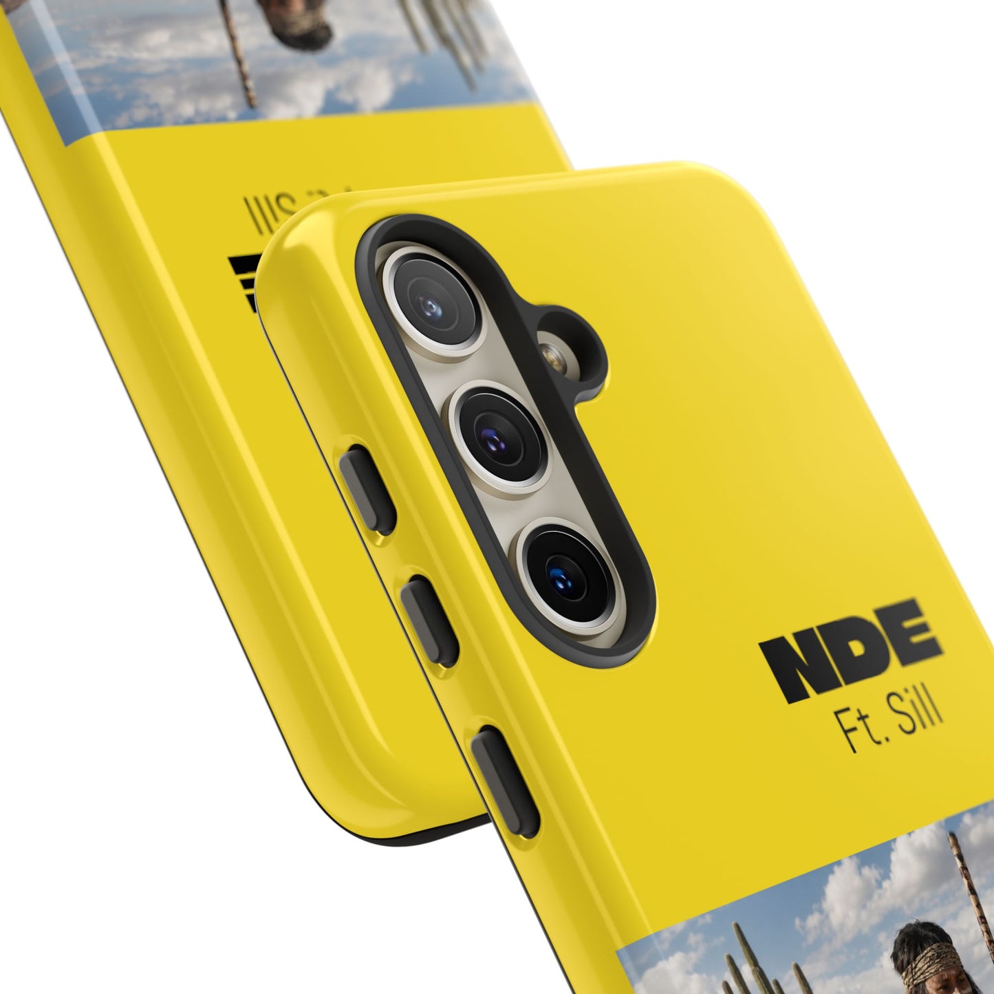 Ft. Sill Phone Case — Yellow ‘NDE Ft. Sill’ Desert Photo Protective Cover