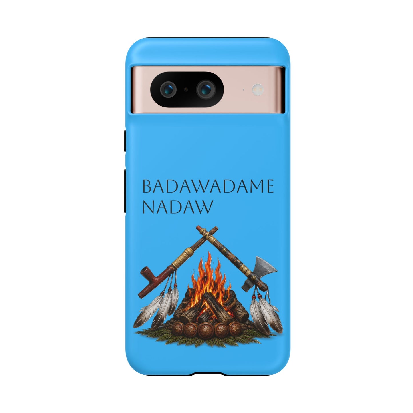 Pottawatomi Tough Cases: 'Badawadame Nadaw' Campfire & Tools Phone Case