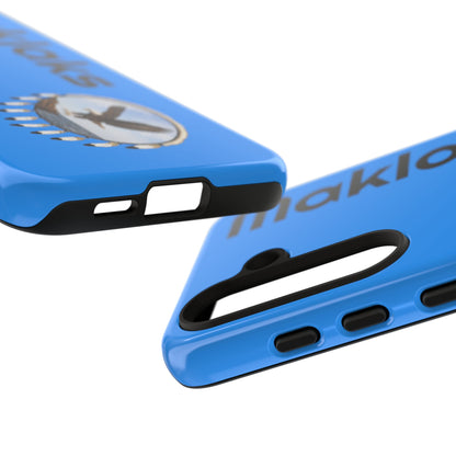 Modoc Blue 'Maklaks' Tough Phone Case with Eagle Drum Design