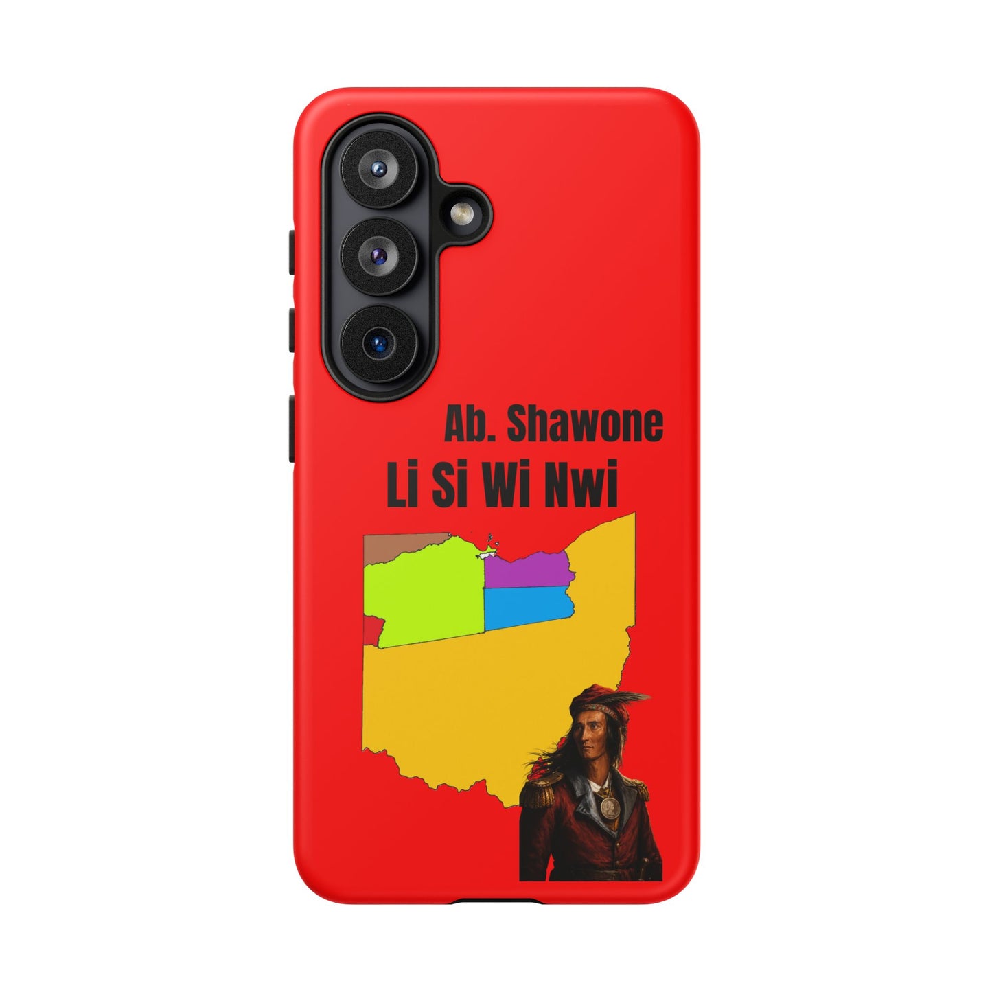 Absentee Shawnee homelands Phone Case — 'Li Si Wi Ni' Design