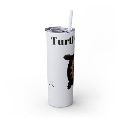 Wyandotte Skinny Tumbler with Straw, 20oz