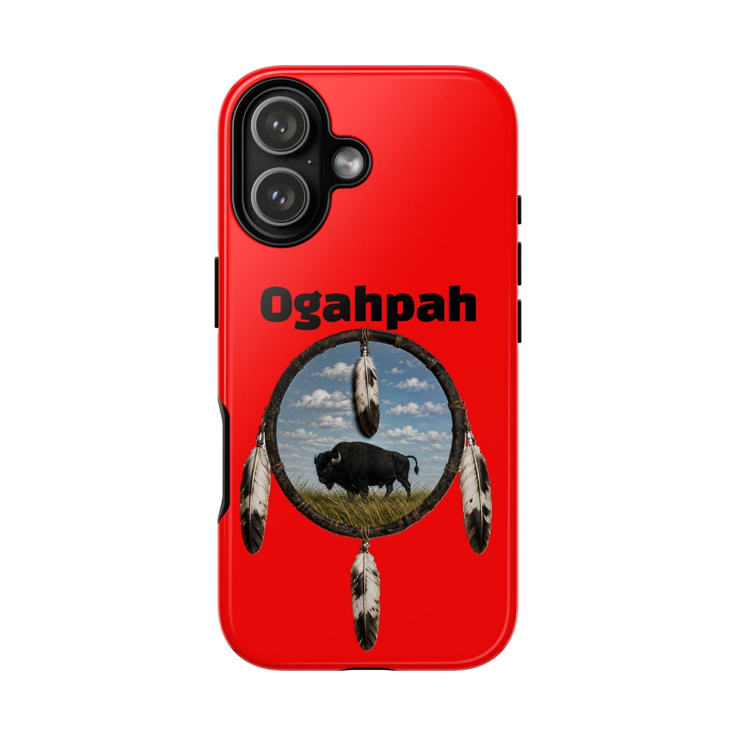 Quapaw Ogahpah Buffalo Phone Case — Native-Inspired Tough Case