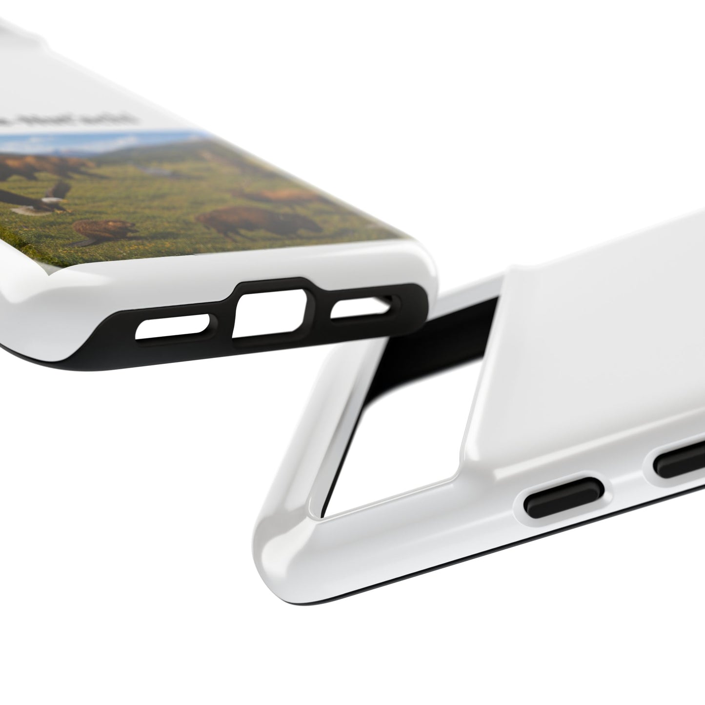 Otoe-Missouria Phone Tough Case — Bold 'Tough Cases' Graphic Protective Cover