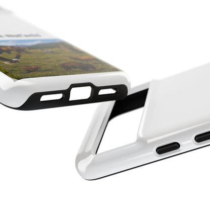 Otoe-Missouria Phone Tough Case — Bold 'Tough Cases' Graphic Protective Cover