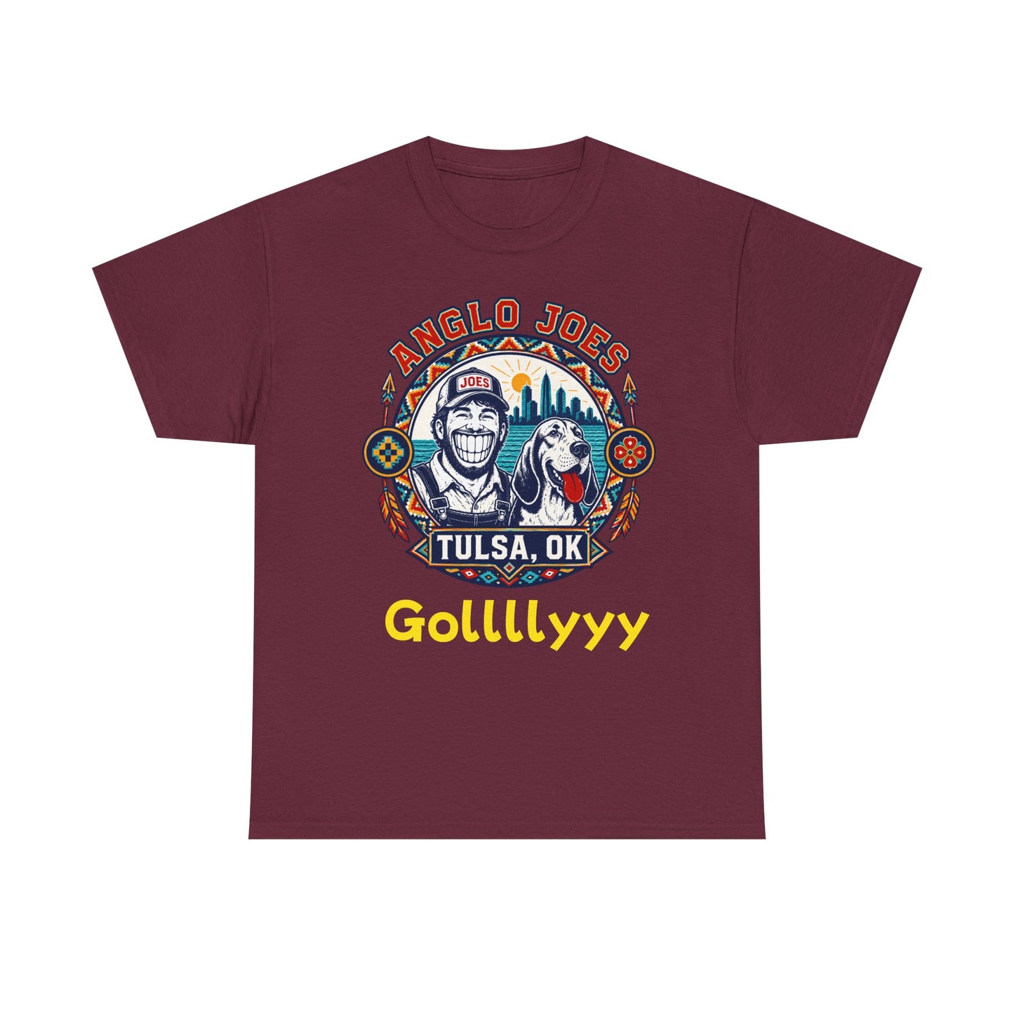 Anglo Joe’s Tulsa Tee Gollllyyyy — 'Gollllyyy' Retro Sports Graphic T-Shirt