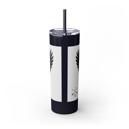 Sac Fox Skinny Tumbler with Straw, 20oz