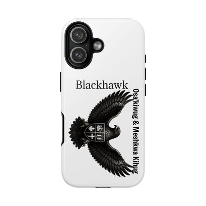 Sac&Fox Phone Case — 'Blackhawk' Raven Crest Protective Tough Case