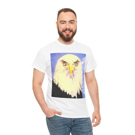 Bald Eagle Graphic Tee — Patriotic Vintage Bird T-Shirt with Arrow Back Design