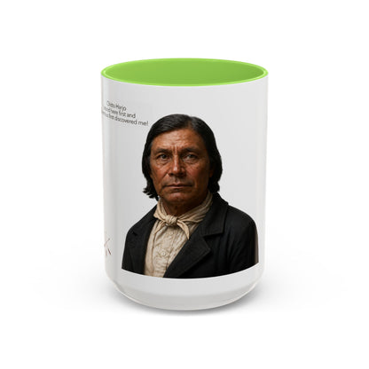Chitto Harjo Portrait Mug — Historical Native American Portrait Coffee Mug (11oz, 15oz)