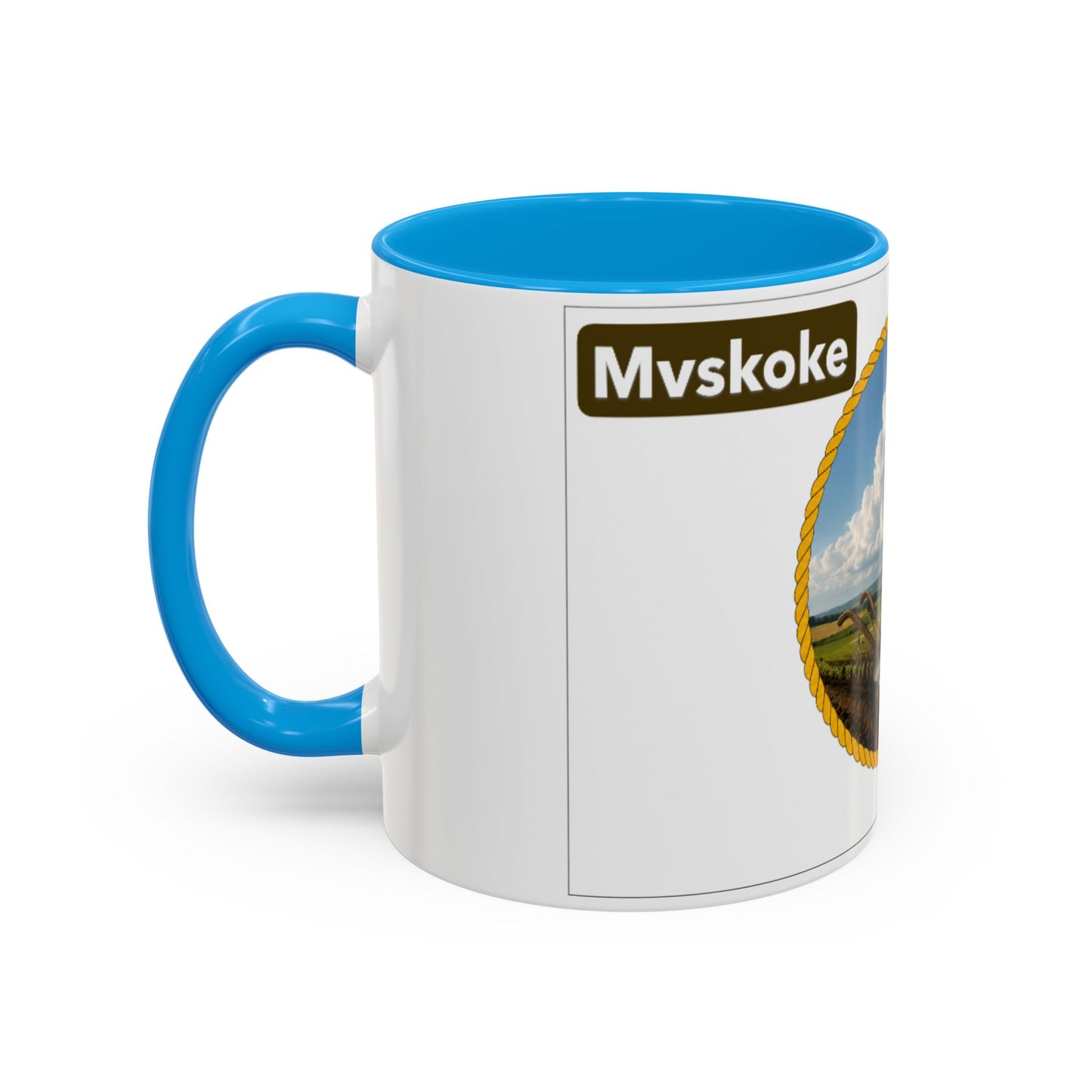 Muscogee Scenic Harvest Coffee Mug – Rustic Countryside Landscape 11oz/15oz