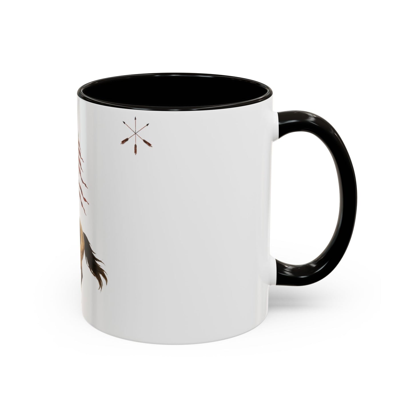 Comanche Numunah ‘Lords of the Plains’ Horseman Coffee Mug — Native Warrior Ceramic Mug (11oz/15oz)