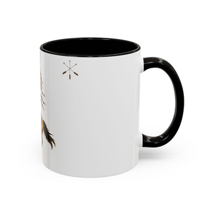 Comanche Numunah ‘Lords of the Plains’ Horseman Coffee Mug — Native Warrior Ceramic Mug (11oz/15oz)
