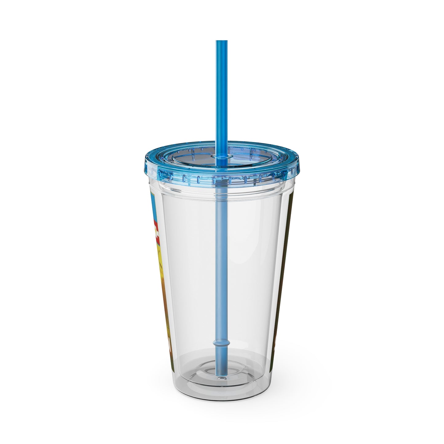Shawnee N Sunsplash Tumbler with Straw, 16oz