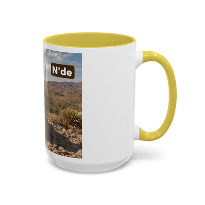 Ft. Sill Apache Desert Scene Coffee Mug — 'N'de' Southwest Landscape 11/15oz