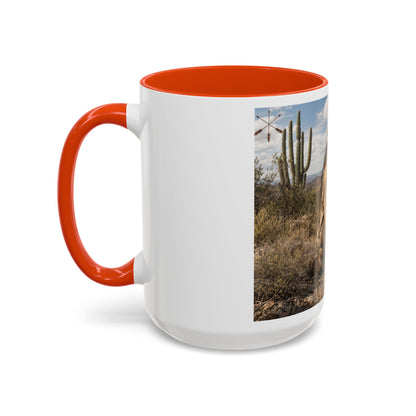 Ft. Sill Apache Desert Scene Coffee Mug — 'N'de' Southwest Landscape 11/15oz