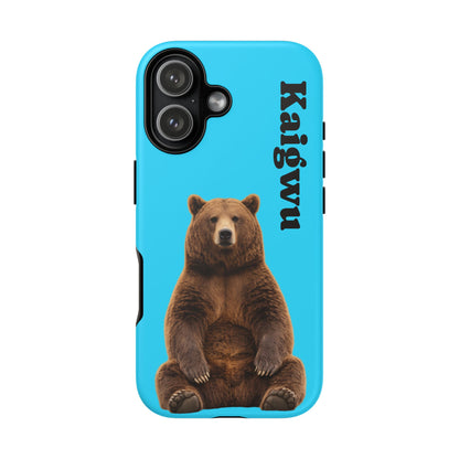 Kiowa Tough Cases: Personalized Kaigwu Tough Phone Case with Horse Rider Design