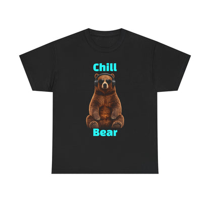 Chill Bear Tee — Cute Relaxed Bear Graphic T-Shirt