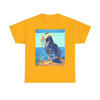 Puffin Beach Tee — Vintage Seaside Bird Graphic T-Shirt