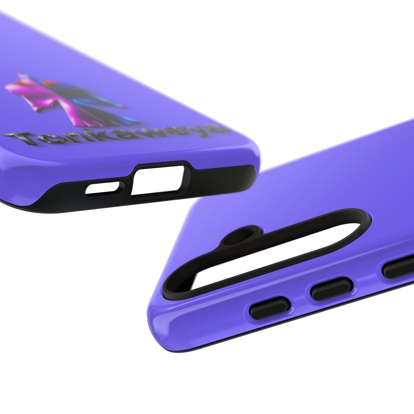 Tonkawa Phone Case — Tonkkaweya Sunrise Design (Protective Purple Hard Shell)