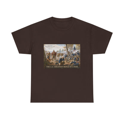 Chief Little Turtle Historical Battle Tee — "The U.S. Greatest Defeat by a Tribe" Cotton T-Shirt