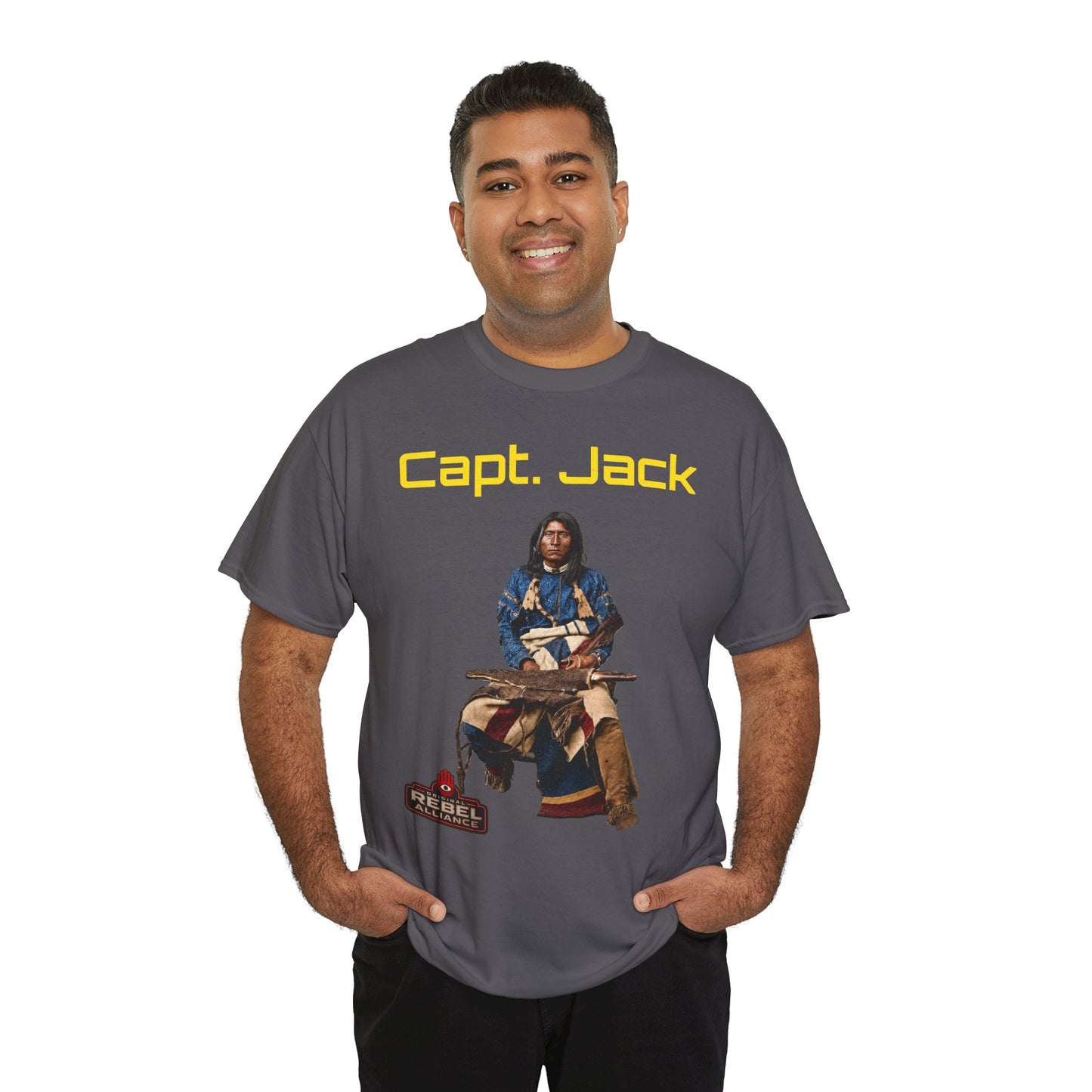 Capt. Jack Graphic Tee — Vintage Captain Illustration Shirt