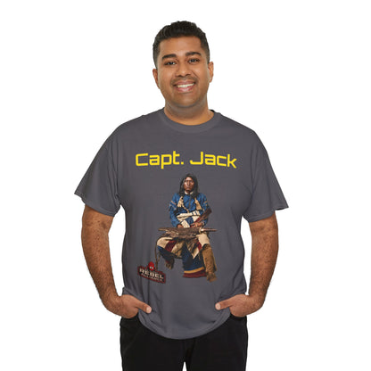 Capt. Jack Graphic Tee — Vintage Captain Illustration Shirt
