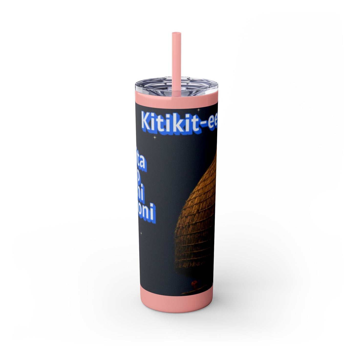 Wichita Skinny Tumbler with Straw, 20oz
