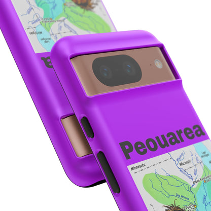 Peoria Phone Case — 'Peouarea' Dreamcatcher Shield Design