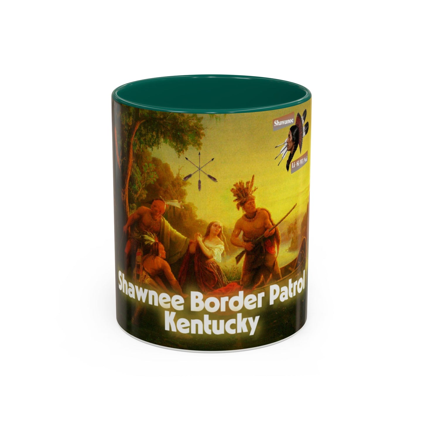 Shawnee Absentee Border Patrol Colorful Mugs (11oz, 15oz)