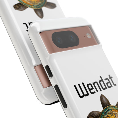 Wyandotte Wendat Turtle Phone Case — Indigenous Turtle Shield Design
