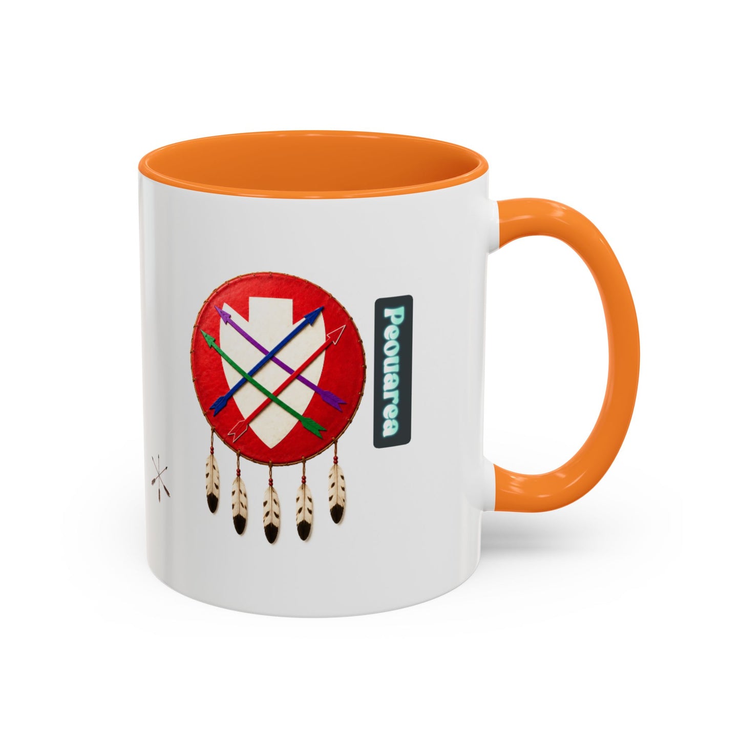 Peoria Powawera Dreamcatcher Coffee Mug — Colorful 11oz & 15oz Ceramic