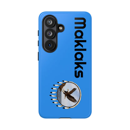 Modoc Blue 'Maklaks' Tough Phone Case with Eagle Drum Design