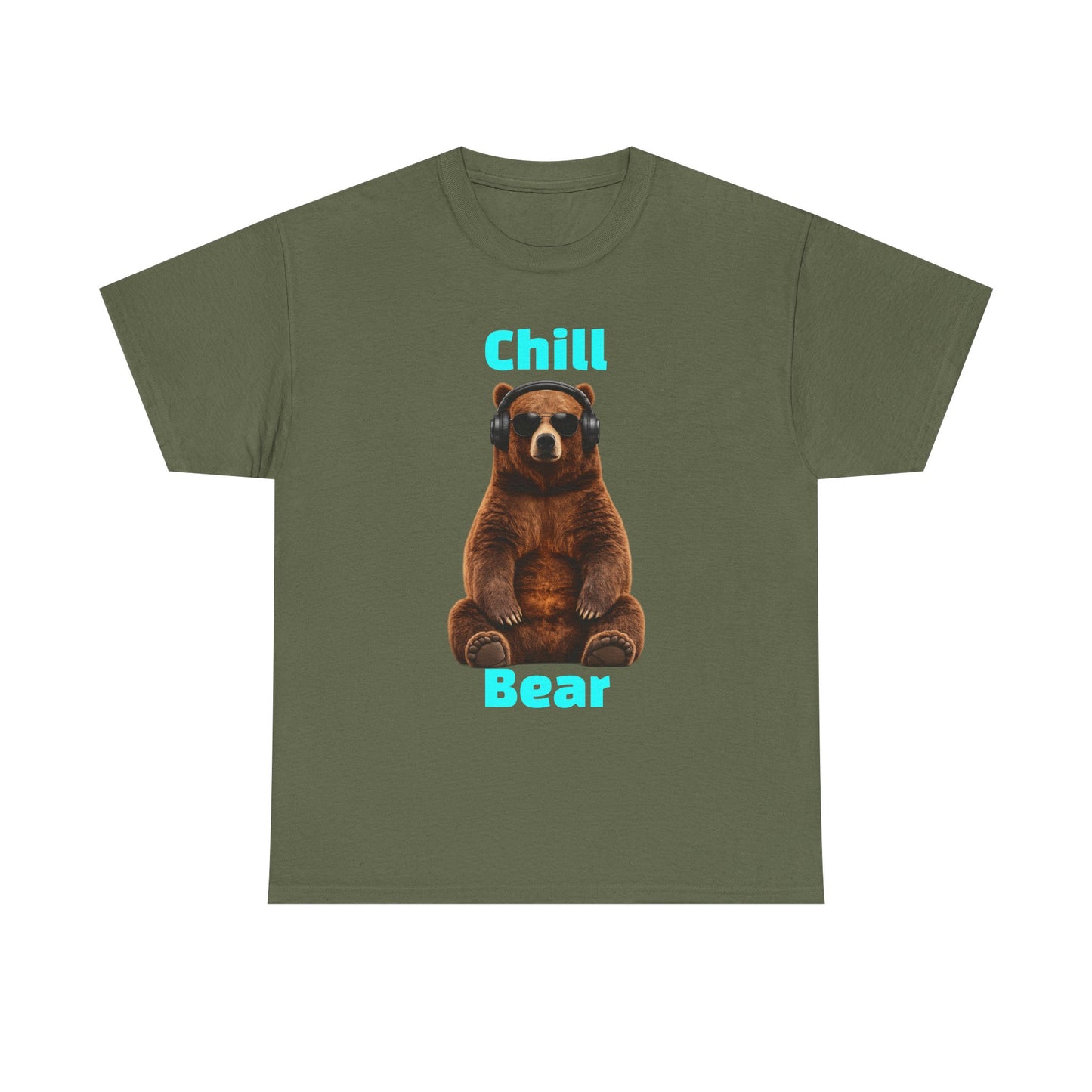 Chill Bear Tee — Cute Relaxed Bear Graphic T-Shirt