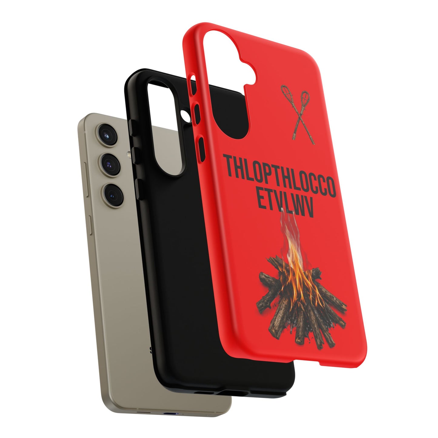 Thlopthlocco Protective Phone Case —  Text "THLOPTHLOCCO ETVLWV"