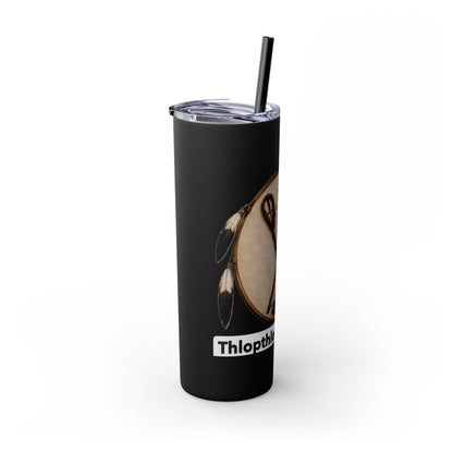 Thlopthlocco Skinny Tumbler with Straw, 20oz